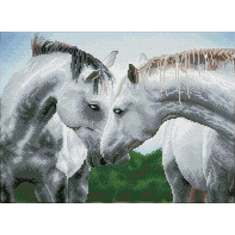 Kit broderie diamant Sweet Talk carré, 31 x 41 cm