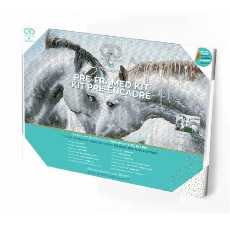 Kit broderie diamant Sweet Talk carré pré-encadré