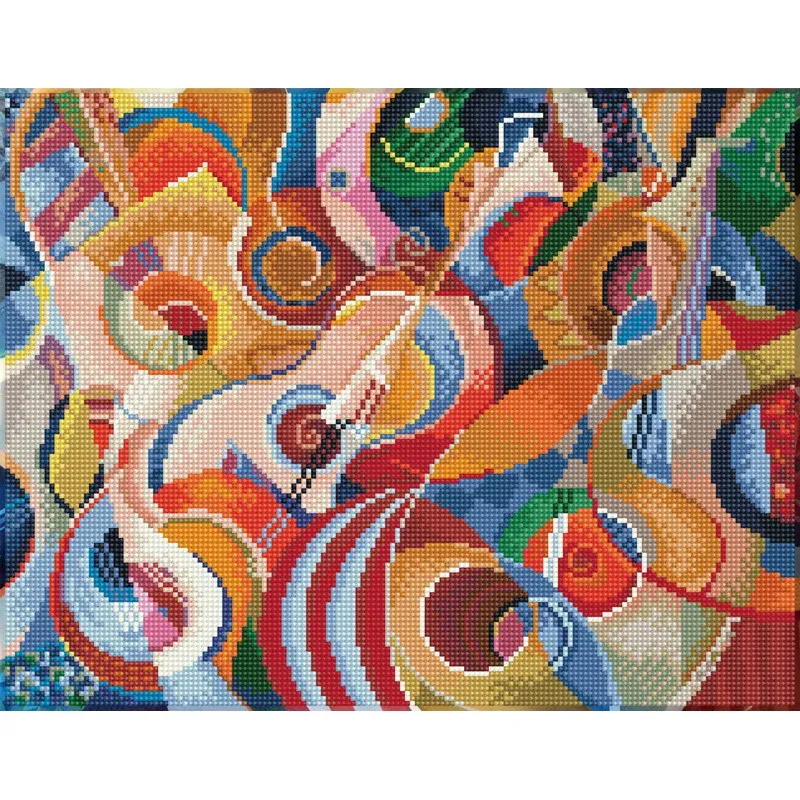 Kit broderie diamant Symphonie, 35.5 x 45.5 cm