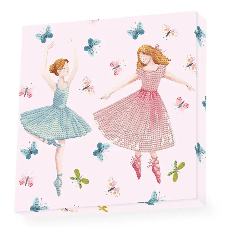 Kit broderie diamant Vive la danse, 28 x 28 cm