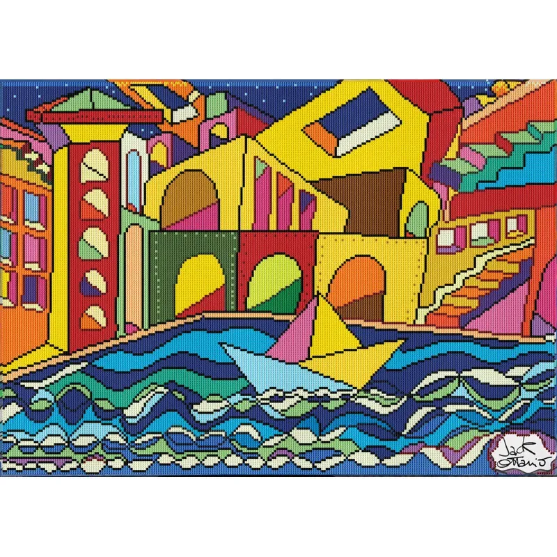 Kit complet de broderie diamant San Marco, 50 x 70 cm