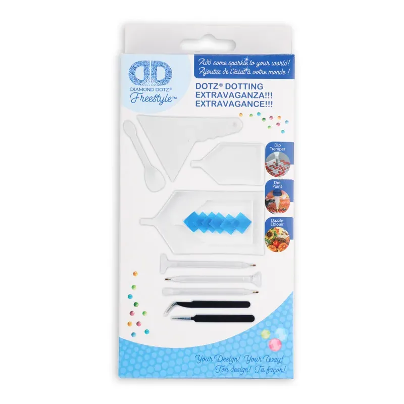 Set de 16 accessoires Diamond Dotz Extravaganza
