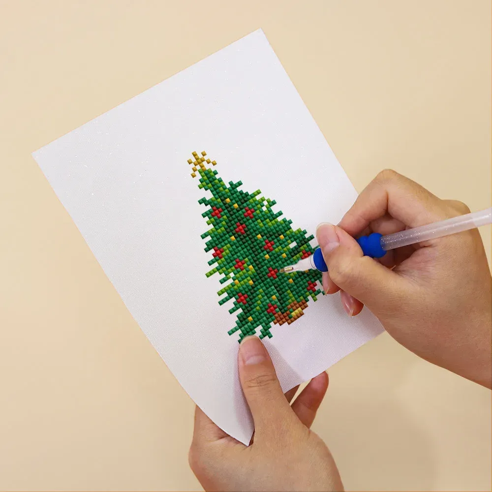 Broderie diamant (2 pièces) - Couronne de Fêtes et Art de l'Arbre
