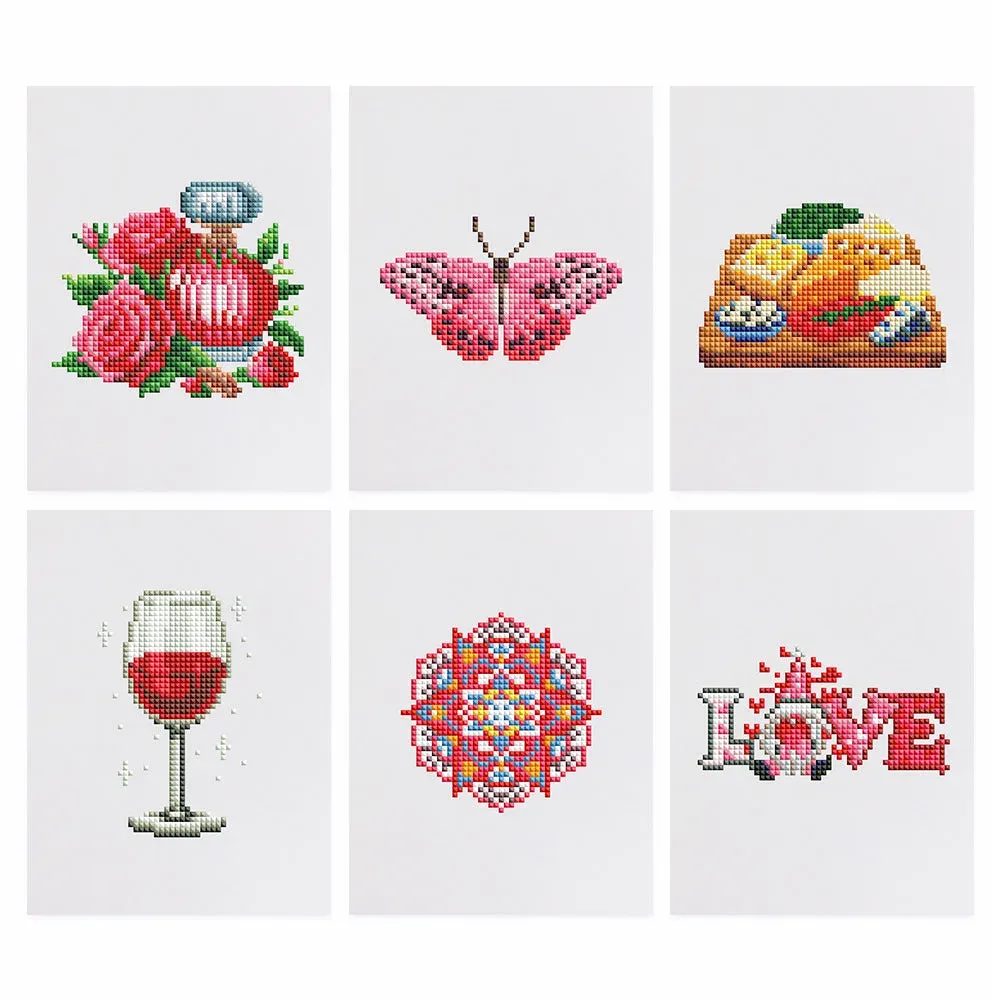 Broderie diamant (6 pièces) - Designs Délicats