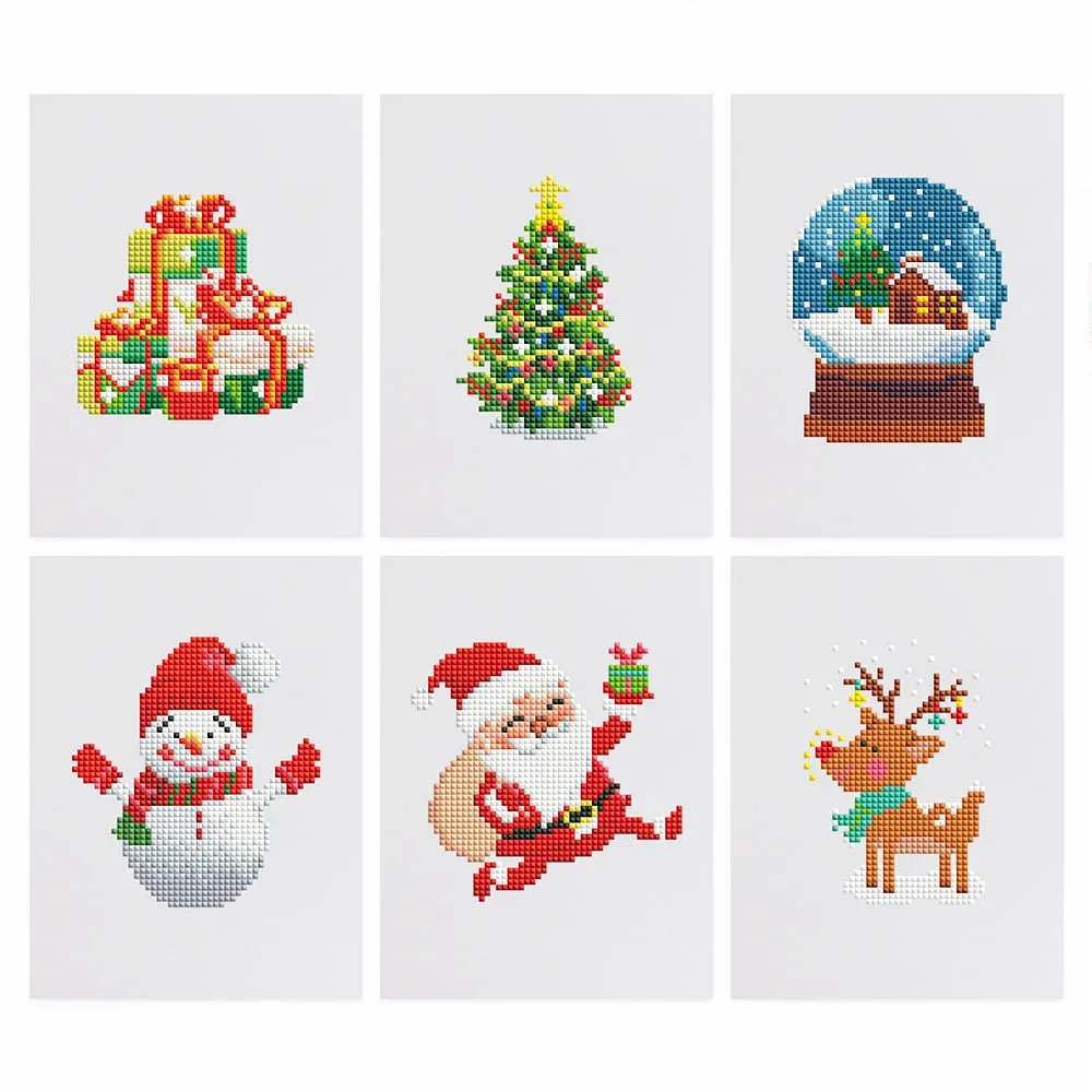 Broderie diamant (6 pièces) - Noël Festif