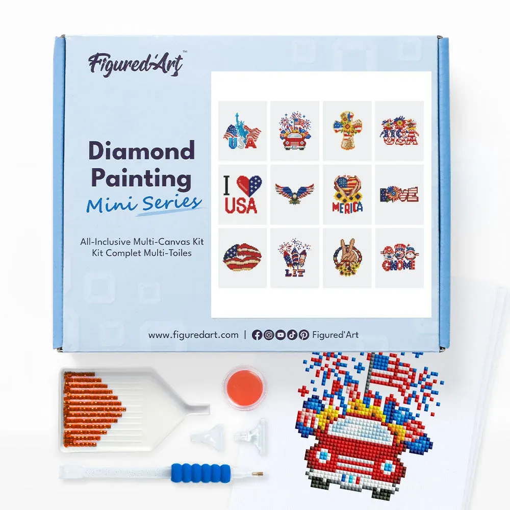 Broderie diamant Amérique