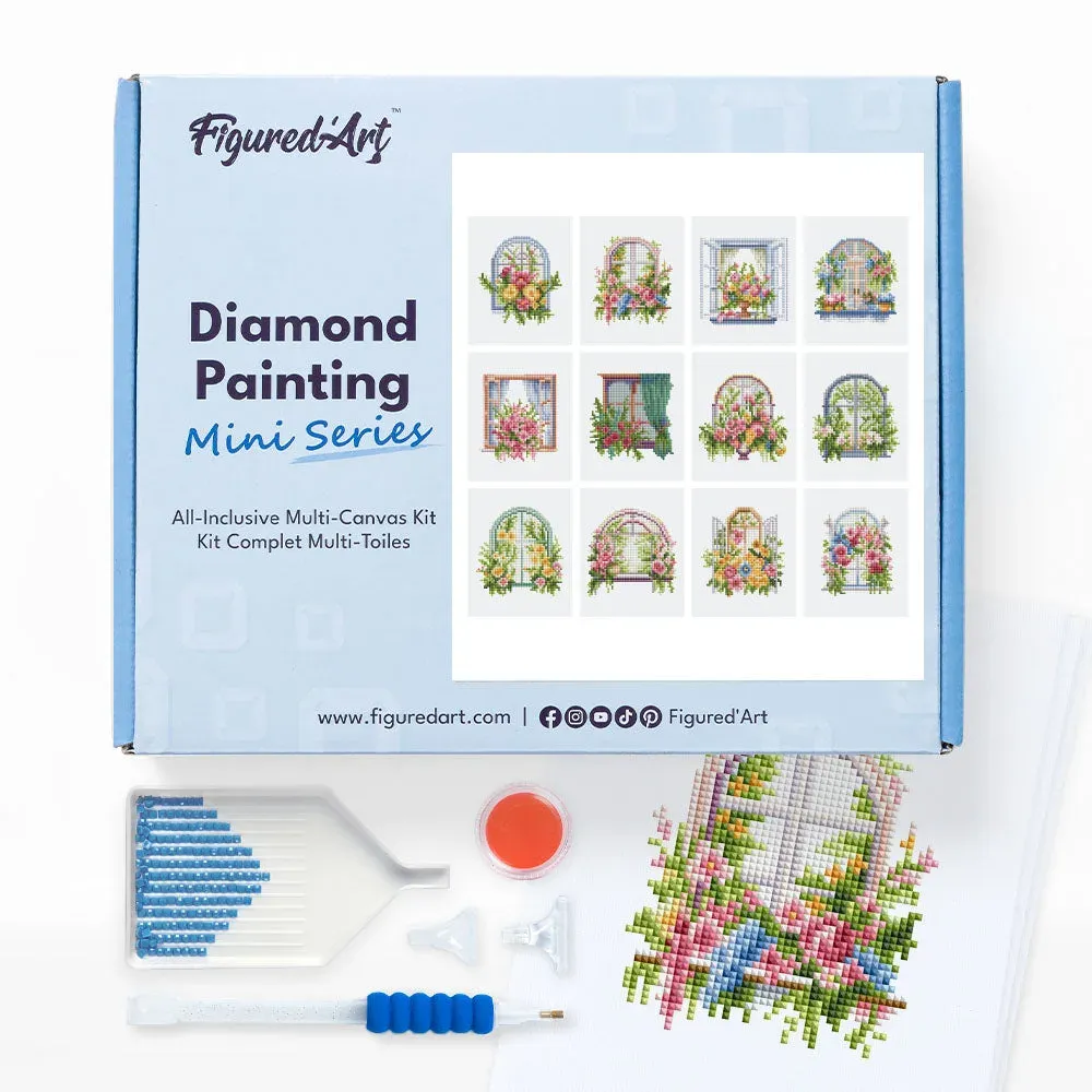 Broderie diamant Fenêtres