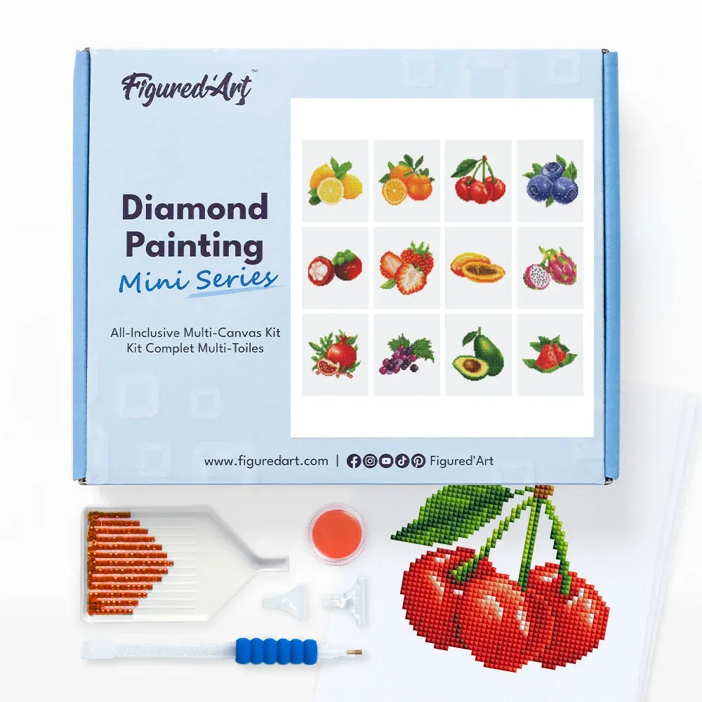 Broderie diamant Fruits