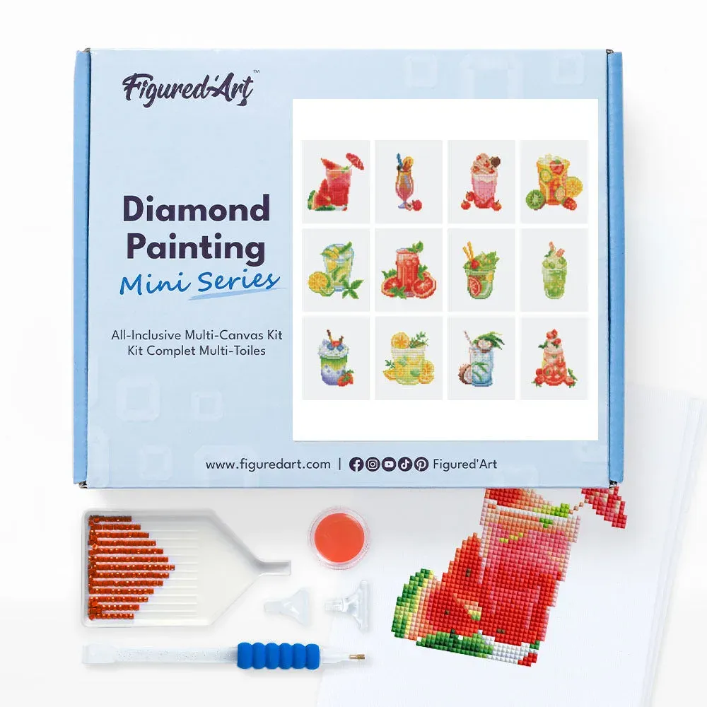 Broderie diamant Mocktails