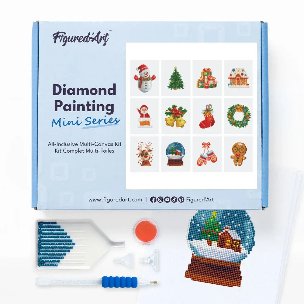 Broderie diamant Noël