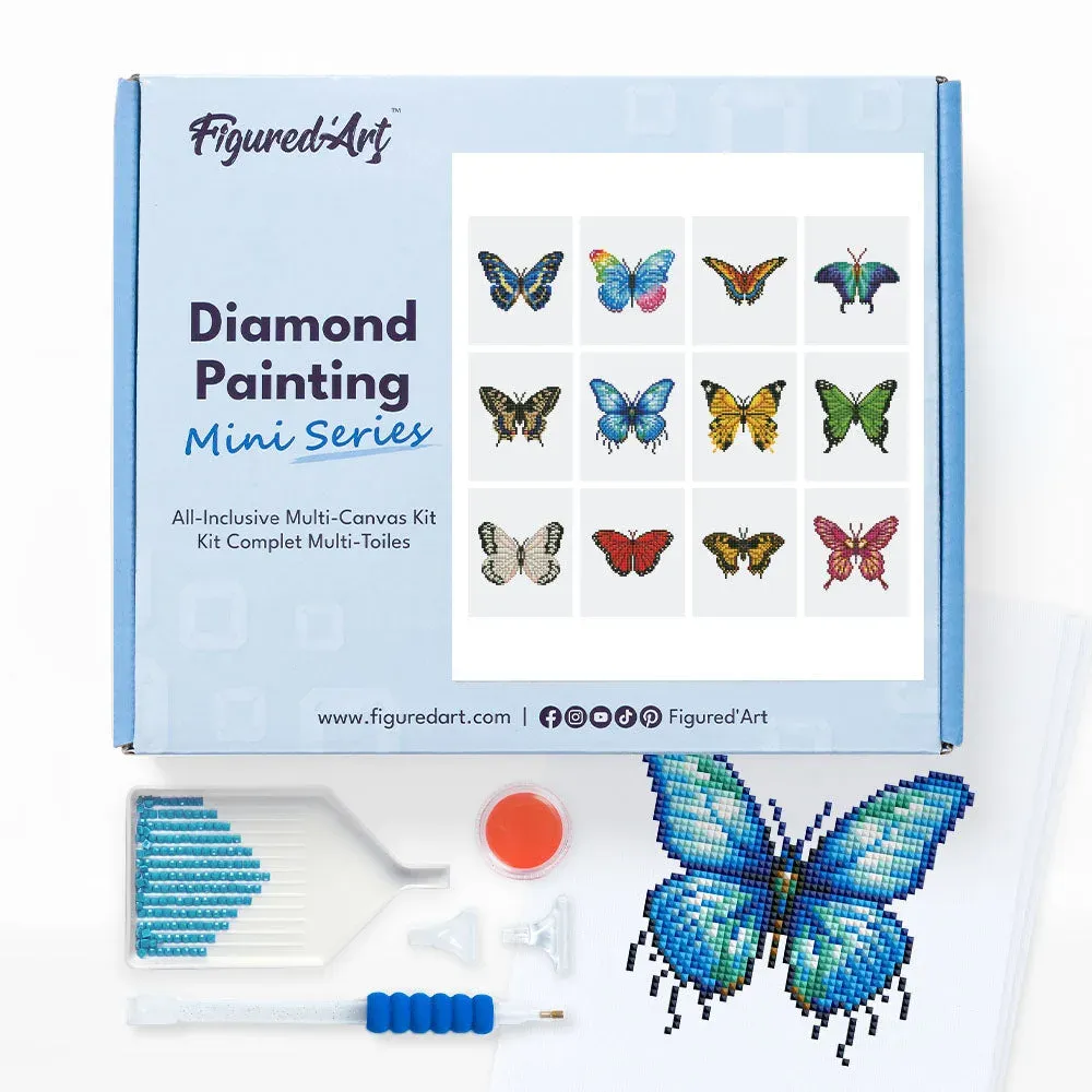 Broderie diamant Papillons 3