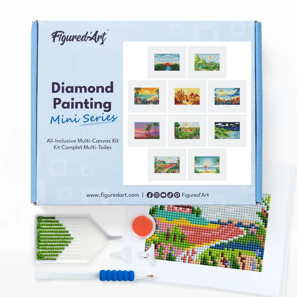 Broderie diamant Paysages d'Été