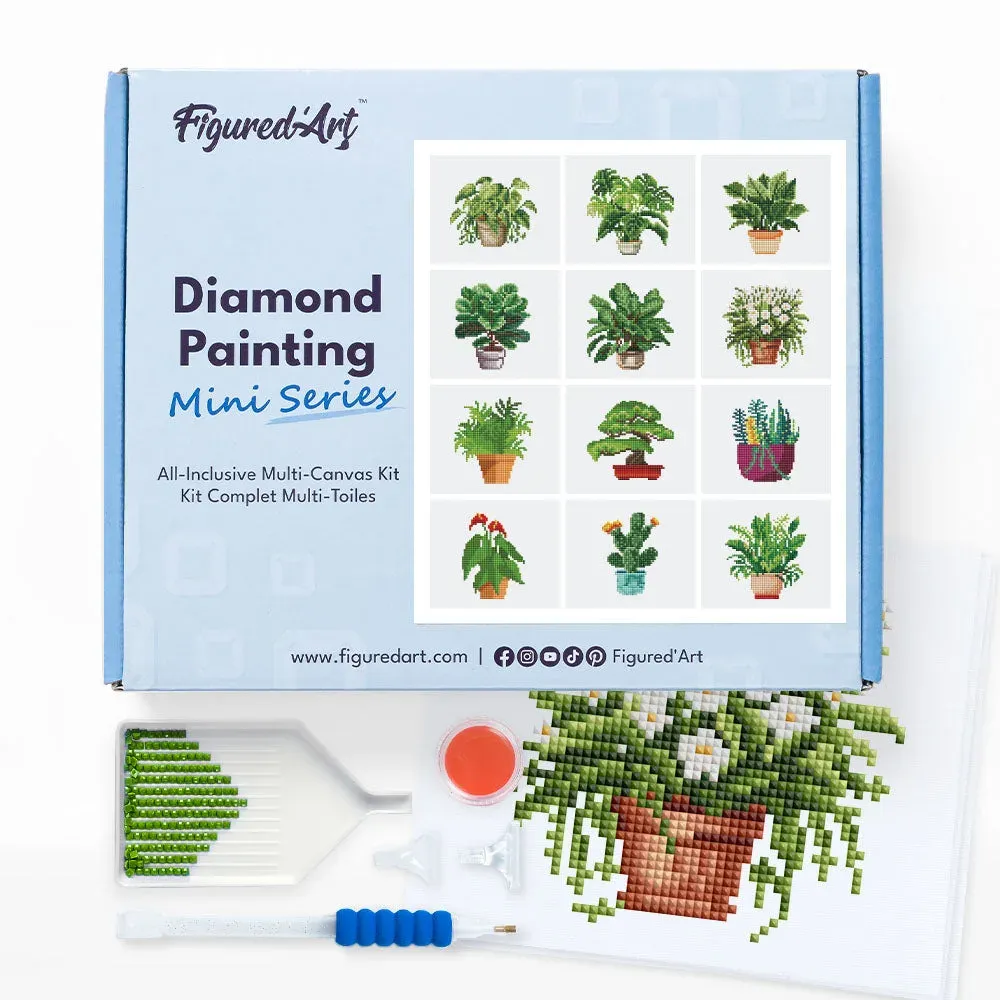 Broderie diamant Plantes 2
