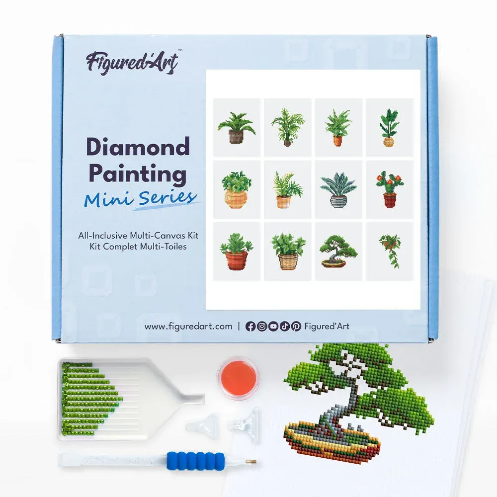 Broderie diamant Plantes 3