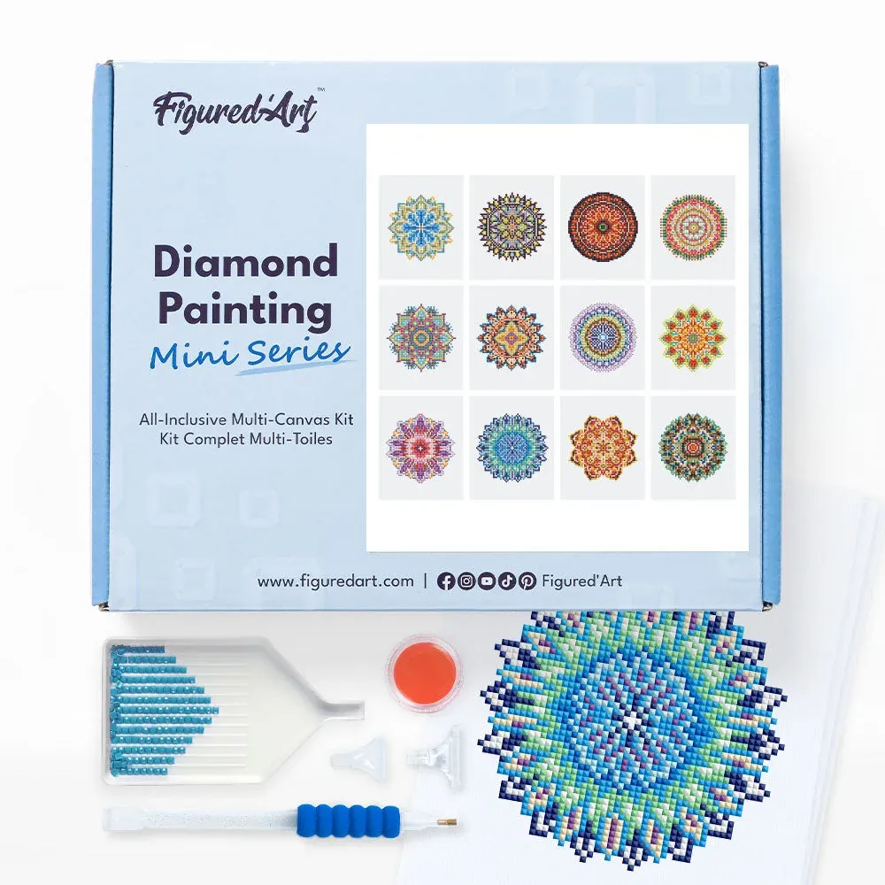 Broderie diamant Rosaces