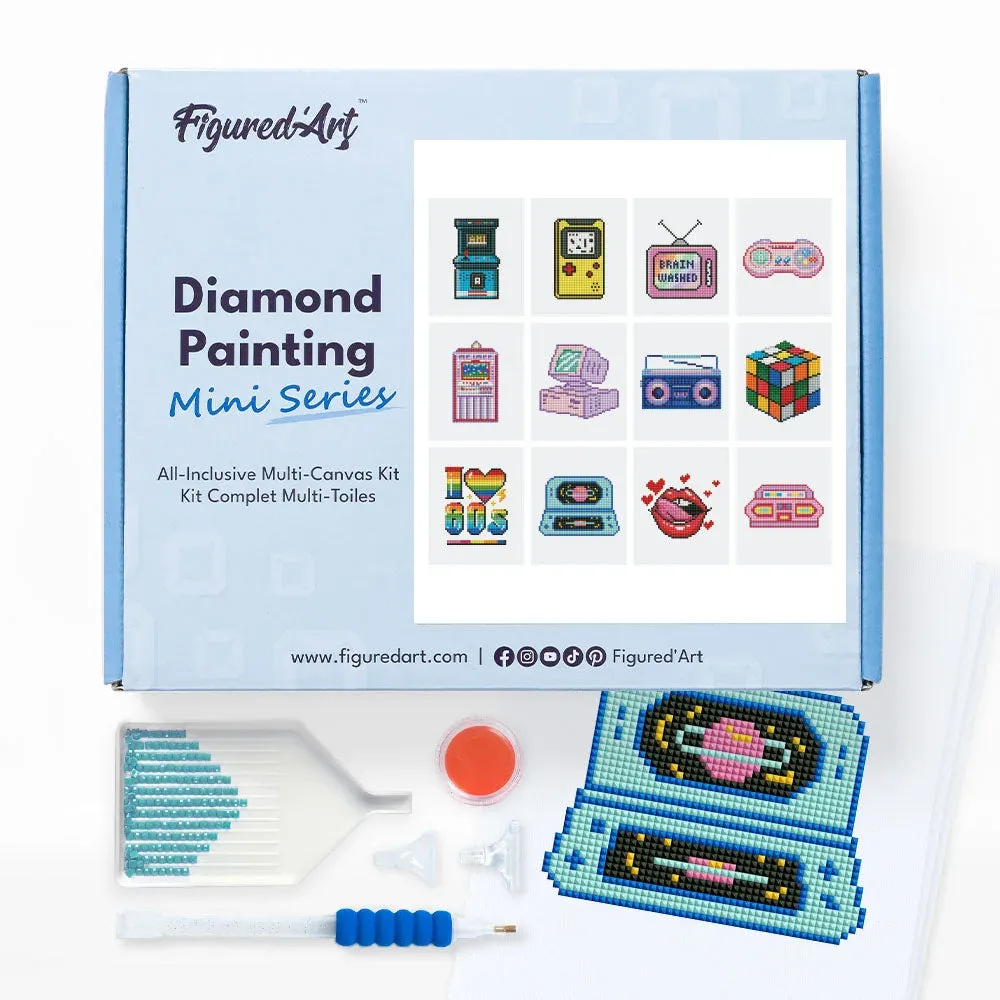 Broderie diamant Vintage
