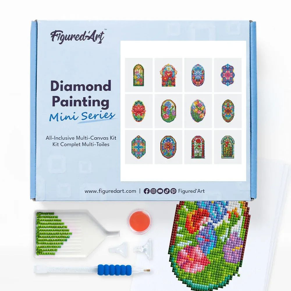 Broderie diamant Vitraux