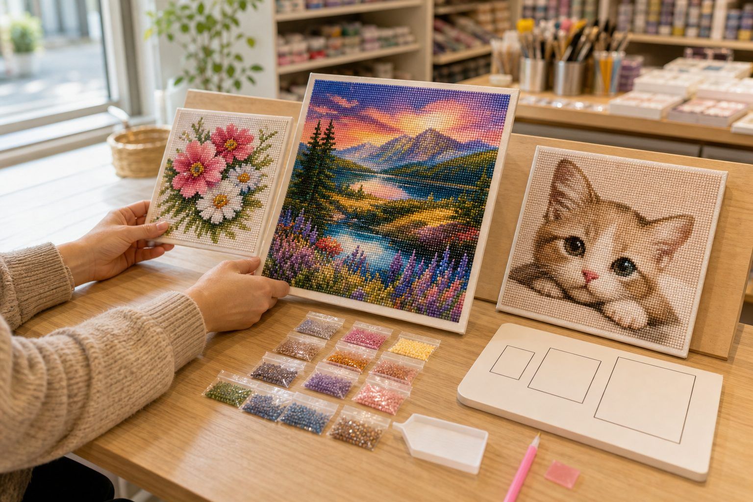 Quel motif et quel format choisir pour un premier diamond painting créatif