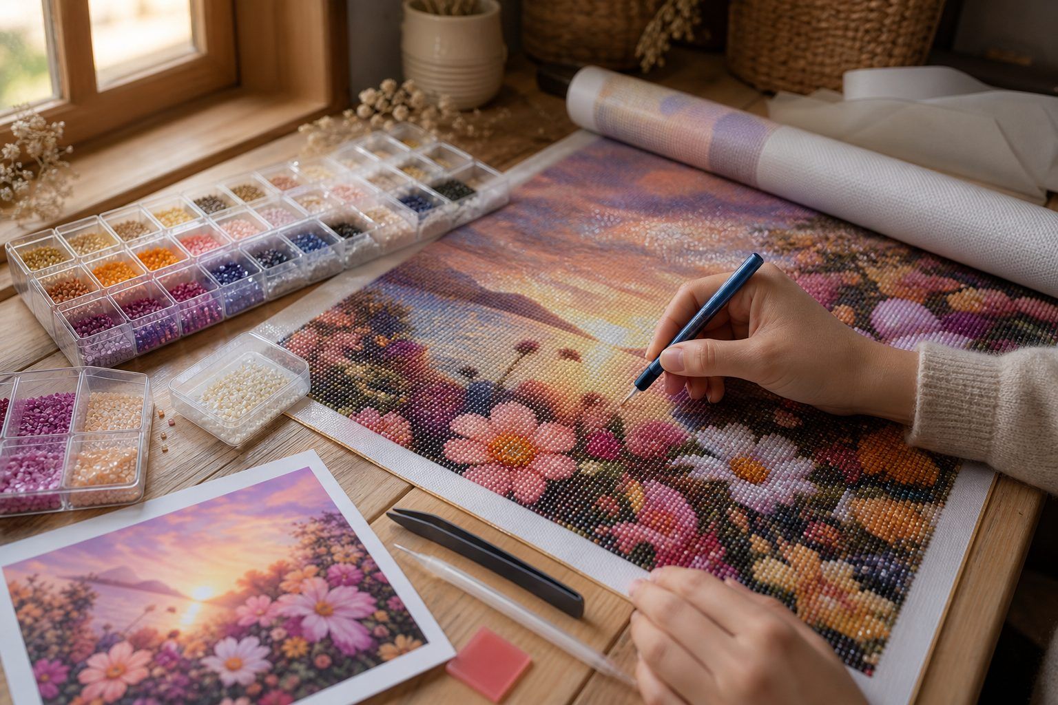 Comment réaliser un diamond painting personnalisé ?