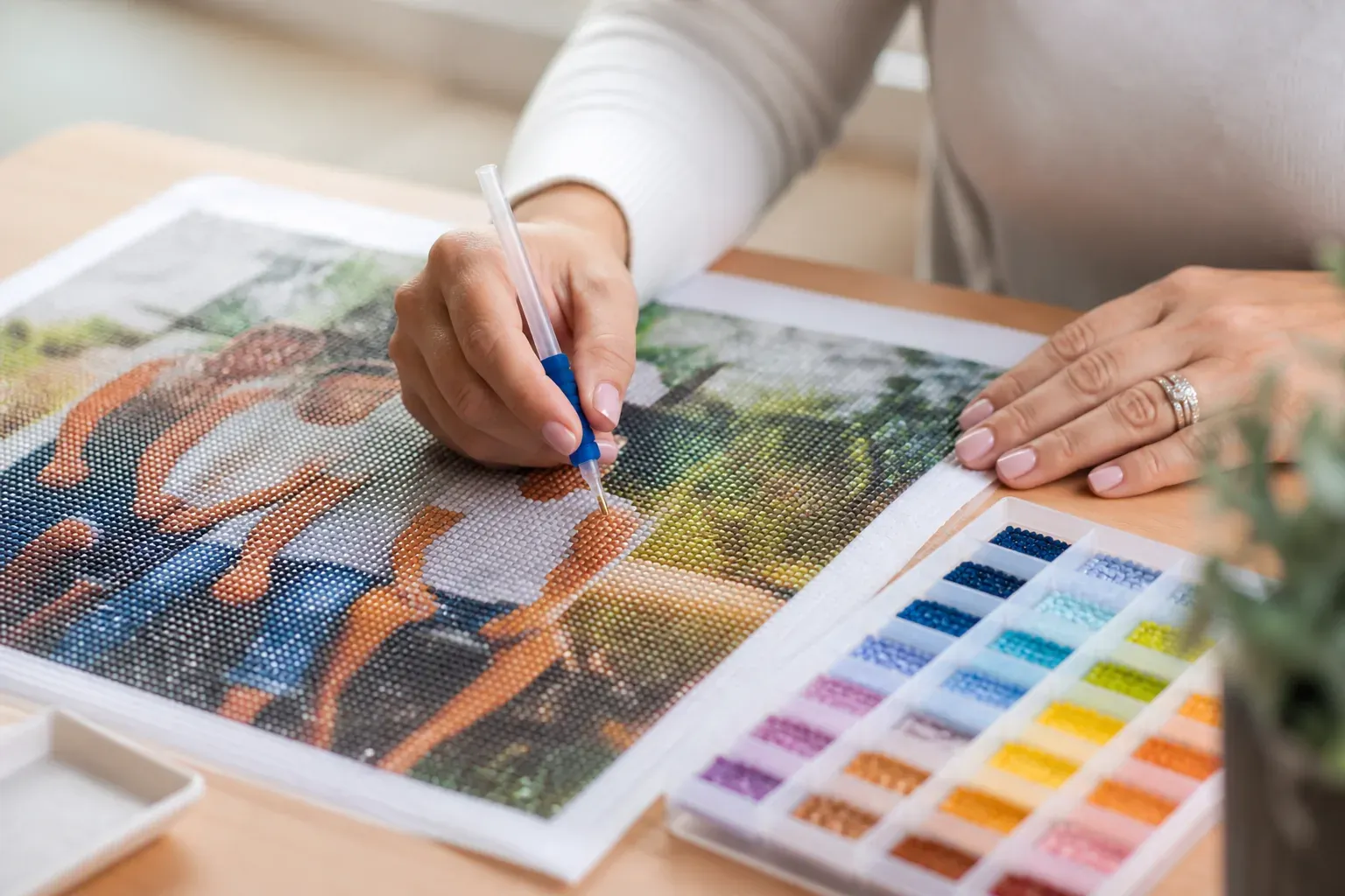 Une peinture diamant personnalisée réussie commence par la photo