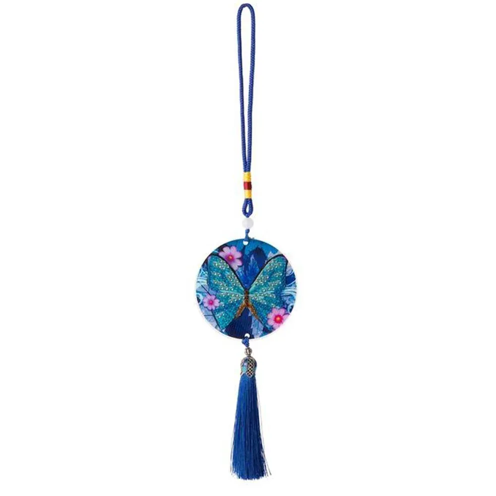 Pendentif Diamond Painting Papillon - Décoration scintillante