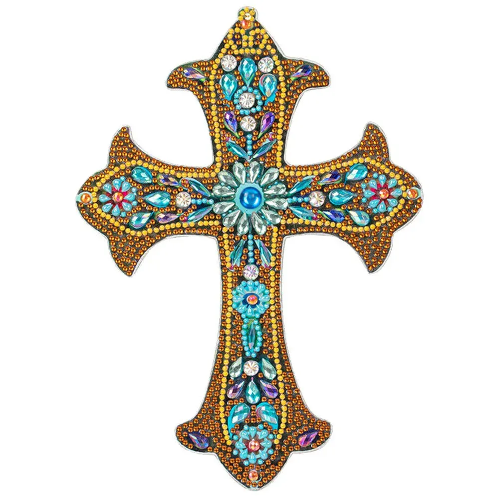 Pendentif Décoratif Croix pour Suspension de Porte en Diamond Painting