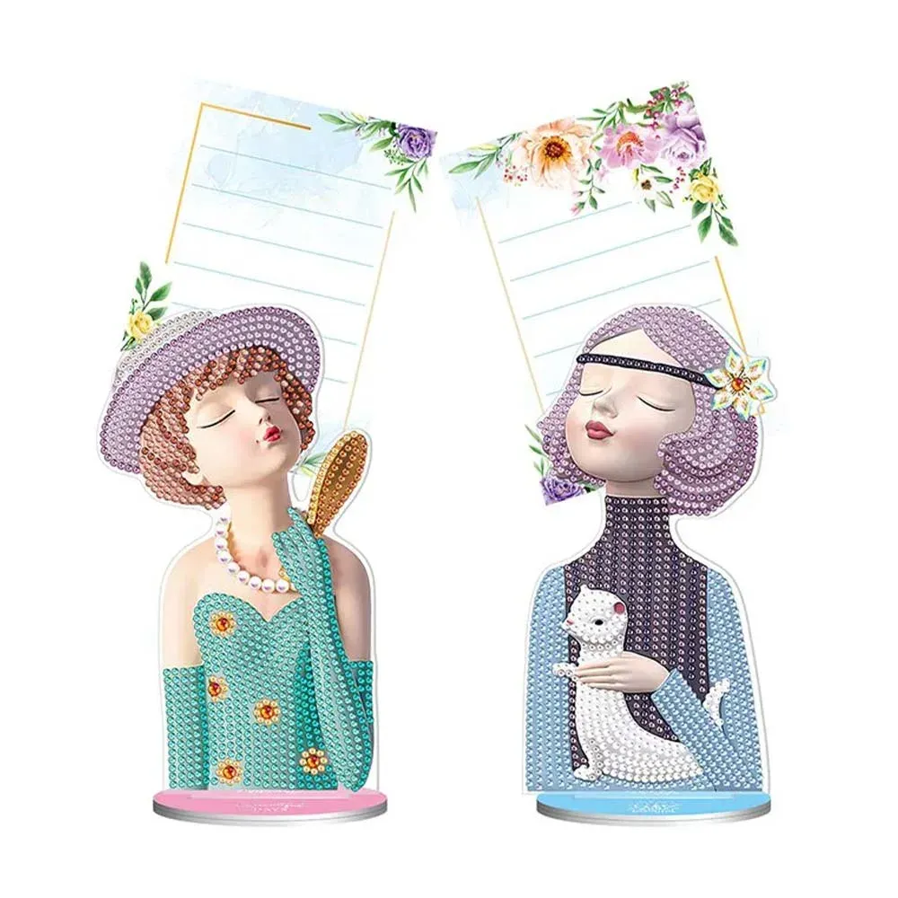 Porte-Note Diamond Painting pour Femmes - Set de 2 Pièces