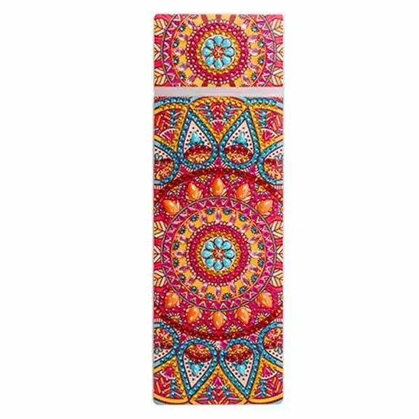 Porte-Stylo Diamond Painting Étoile Mandala - 21×7×3 cm
