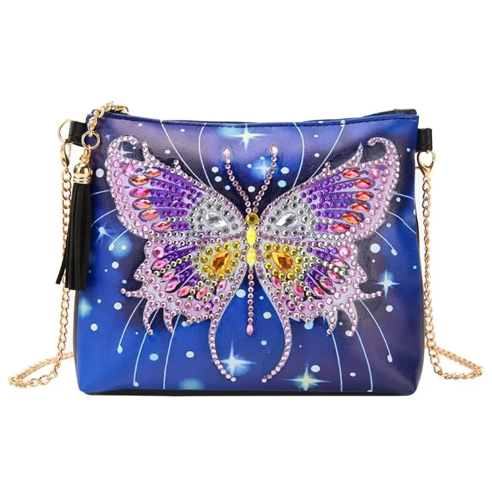 Sac à main Diamond Painting Papillon Poussière d'Étoiles - Mille Facettes