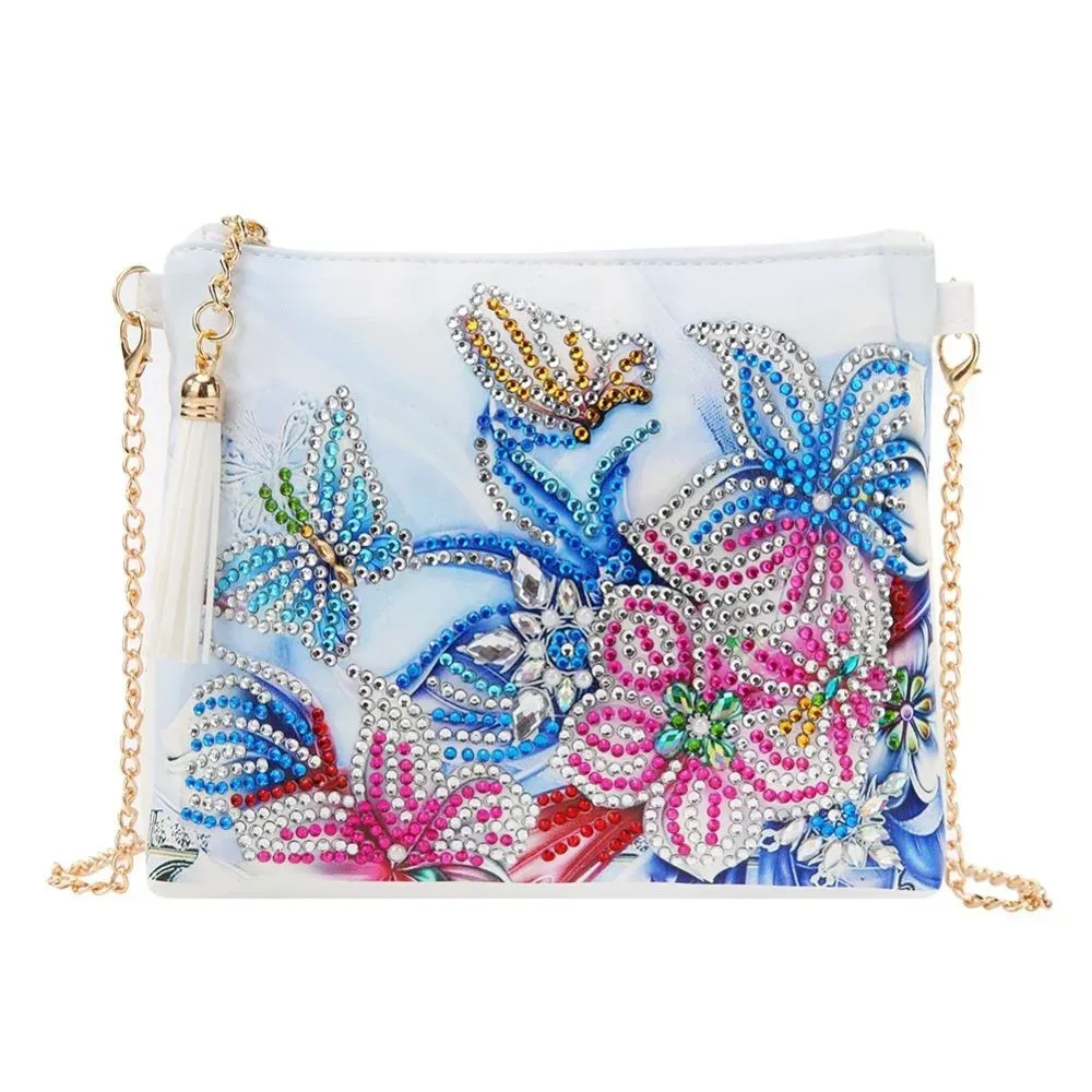 Sac à main Diamond Painting - Papillons Célestes de Cristal