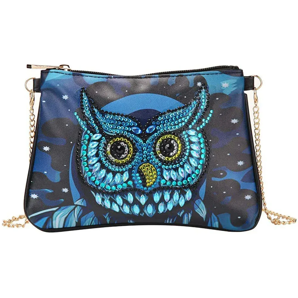 Sac à poignet Hibou pour broderie diamant Mille Facettes