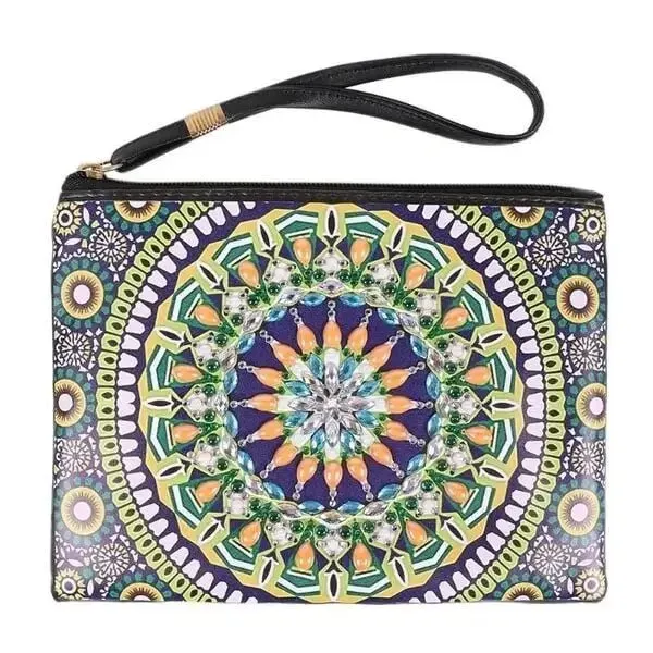 Sac Poignet Étoile Mandala pour Broderie Diamant Mille Facettes