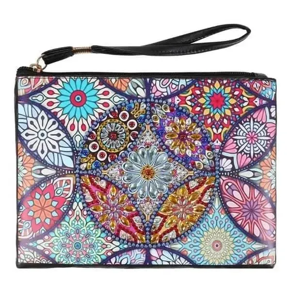 Sac Poignet Diamond Painting - Fleurs élégantes pour broderie