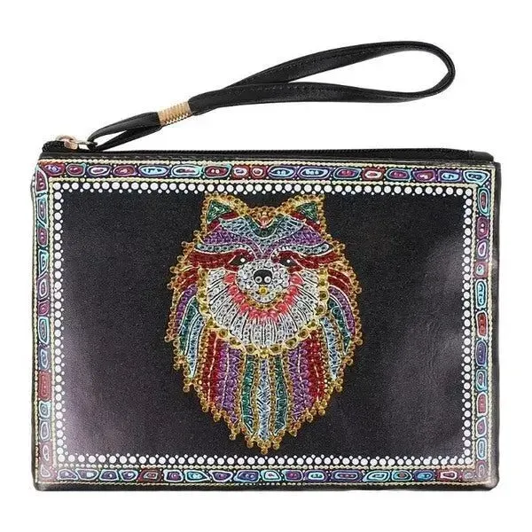 Sac à poignet Diamond Painting - Accessoire chien élégant pour broderie