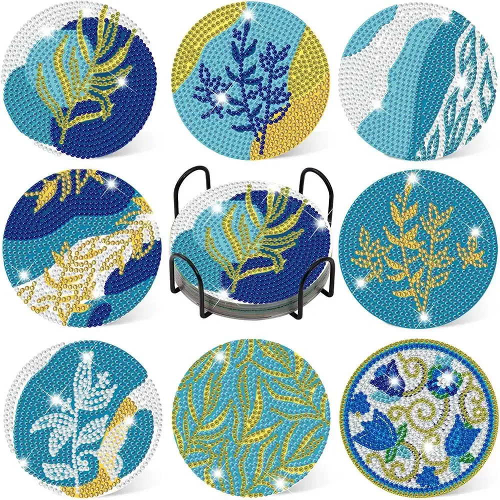 Sous-Verre Diamond Painting Plantes - Élégance végétale à broder