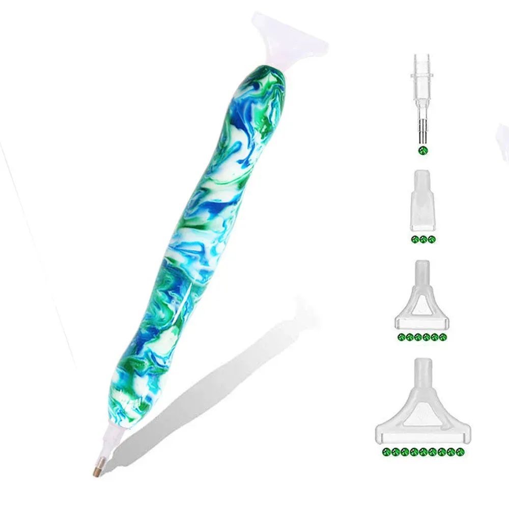 Stylo Premium Diamond Painting Ergonomique - 5 Variantes de Couleurs