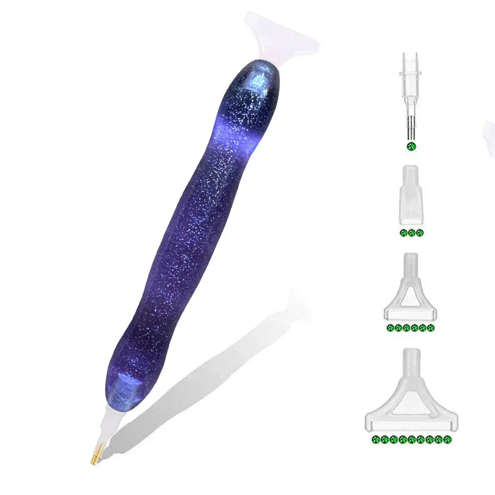 Stylo ergonomique broderie diamant Premium Mille Facettes