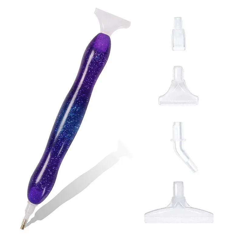Stylo Premium Diamond Painting Ergonomique - Violet, 5 variantes