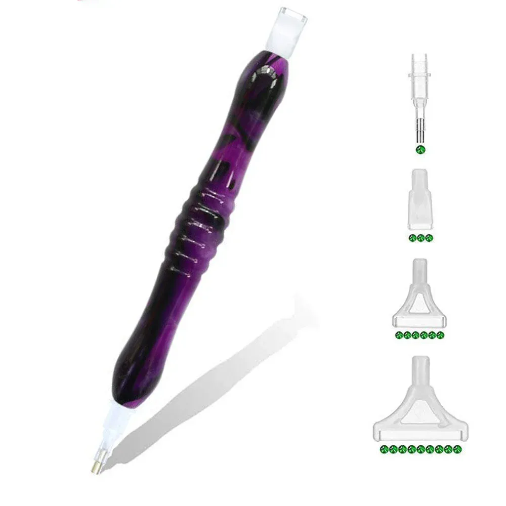 Stylo Premium Ergonomique Violet Foncé - Accessoire Diamond Painting