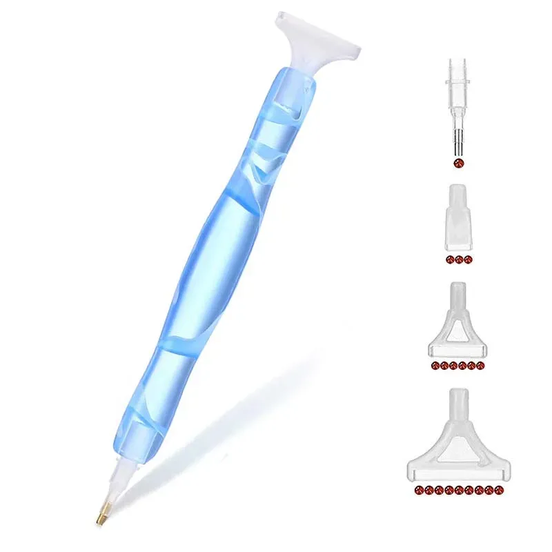 Stylo Premium Diamond Painting Vagues Bleu Clair - 5 variantes