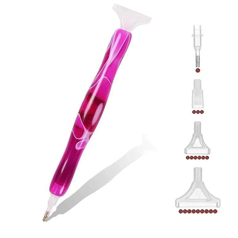 Stylo pour diamond painting Vagues Violet - 5 variantes élégantes