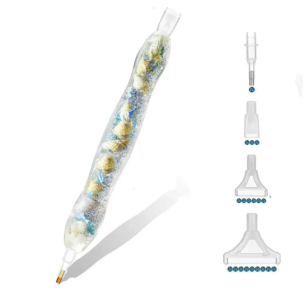 Stylo Premium Ergonomique pour Diamond Painting - Coquillages, 5 variantes