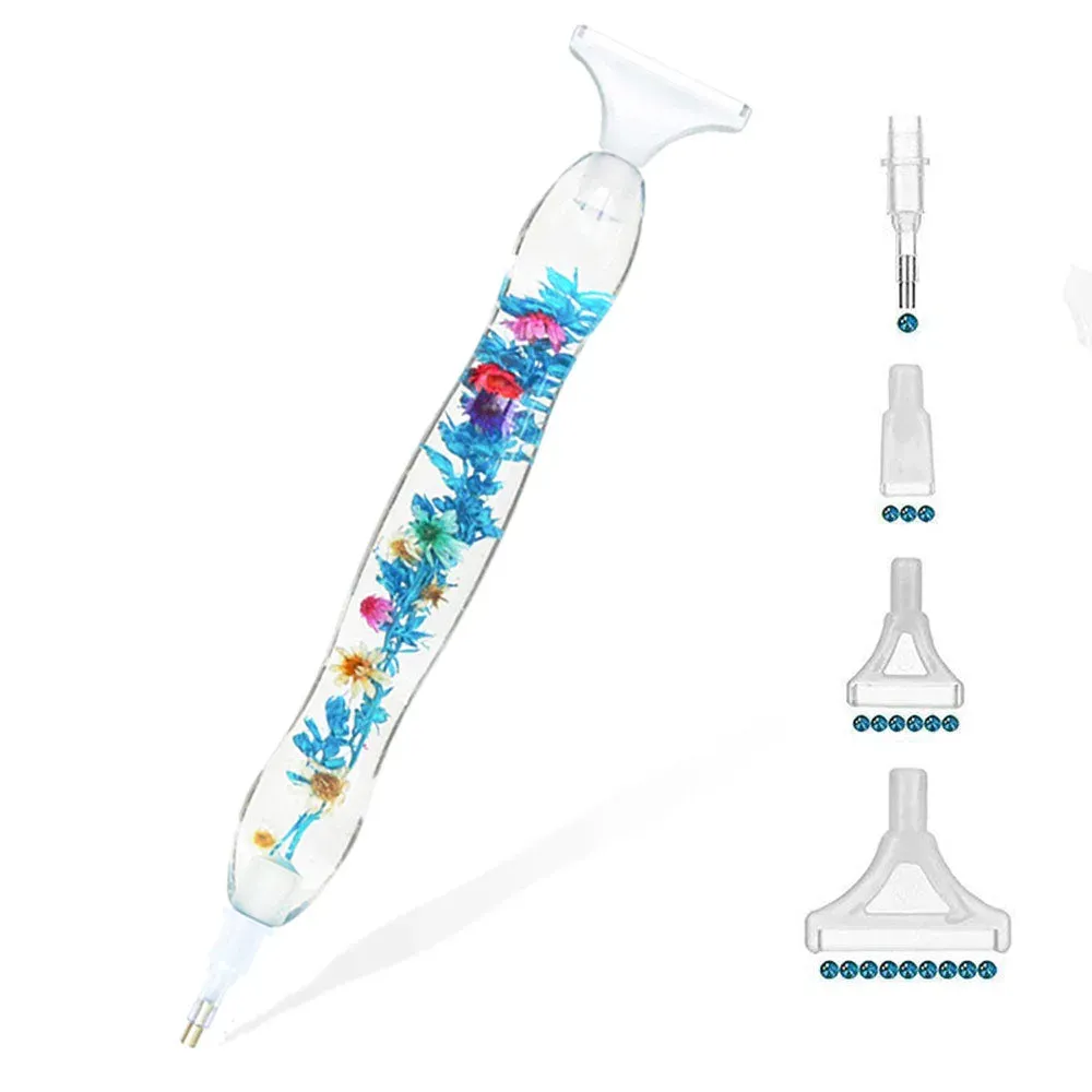 Stylo Premium Ergonomique pour Diamond Painting - 5 variantes - Fleurs