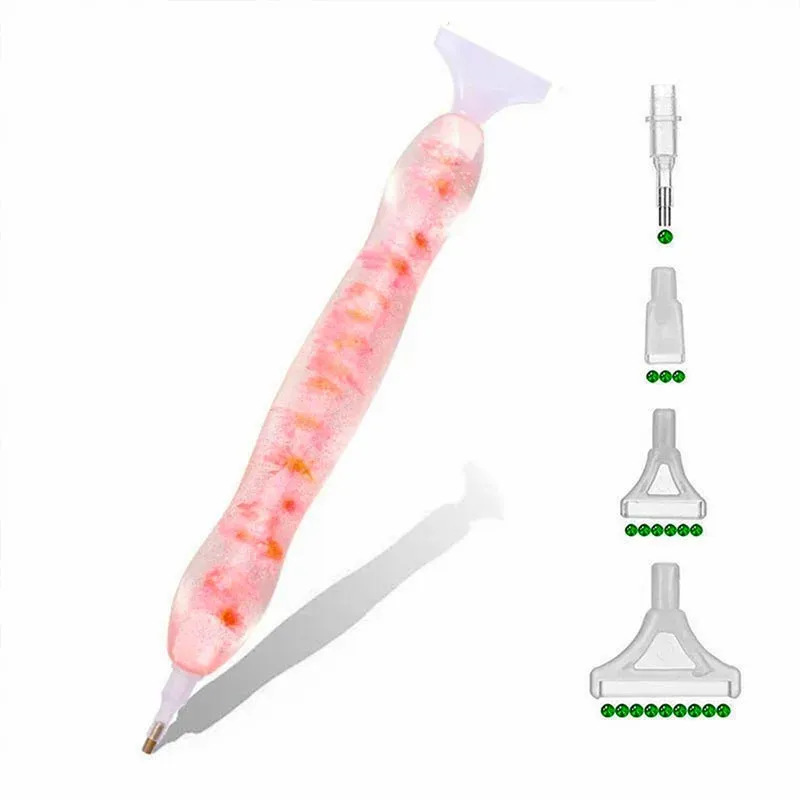 Stylo Premium Ergonomique pour Diamond Painting - Fleurs Roses