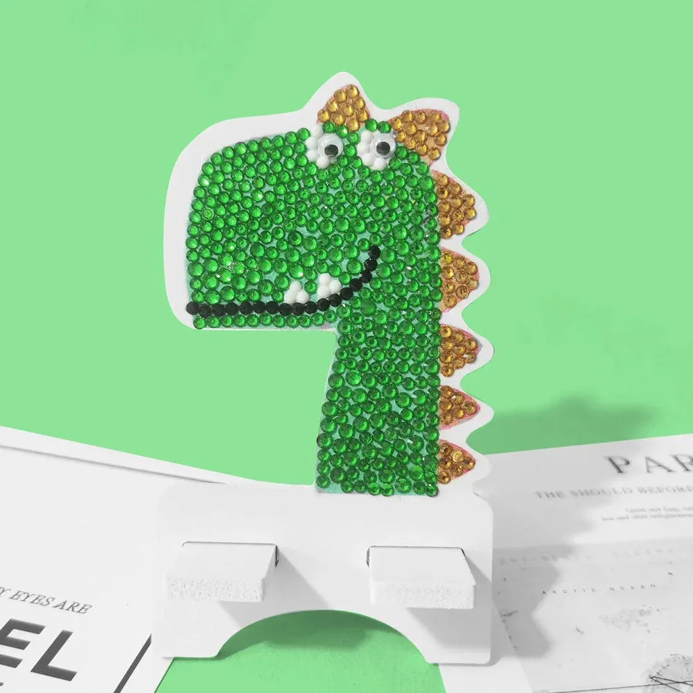 Support de téléphone pour broderie diamant motif crocodile